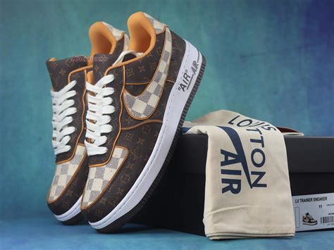 lv af1 brown|Louis Vuitton x Nike Air Force 1: Shoes & More .